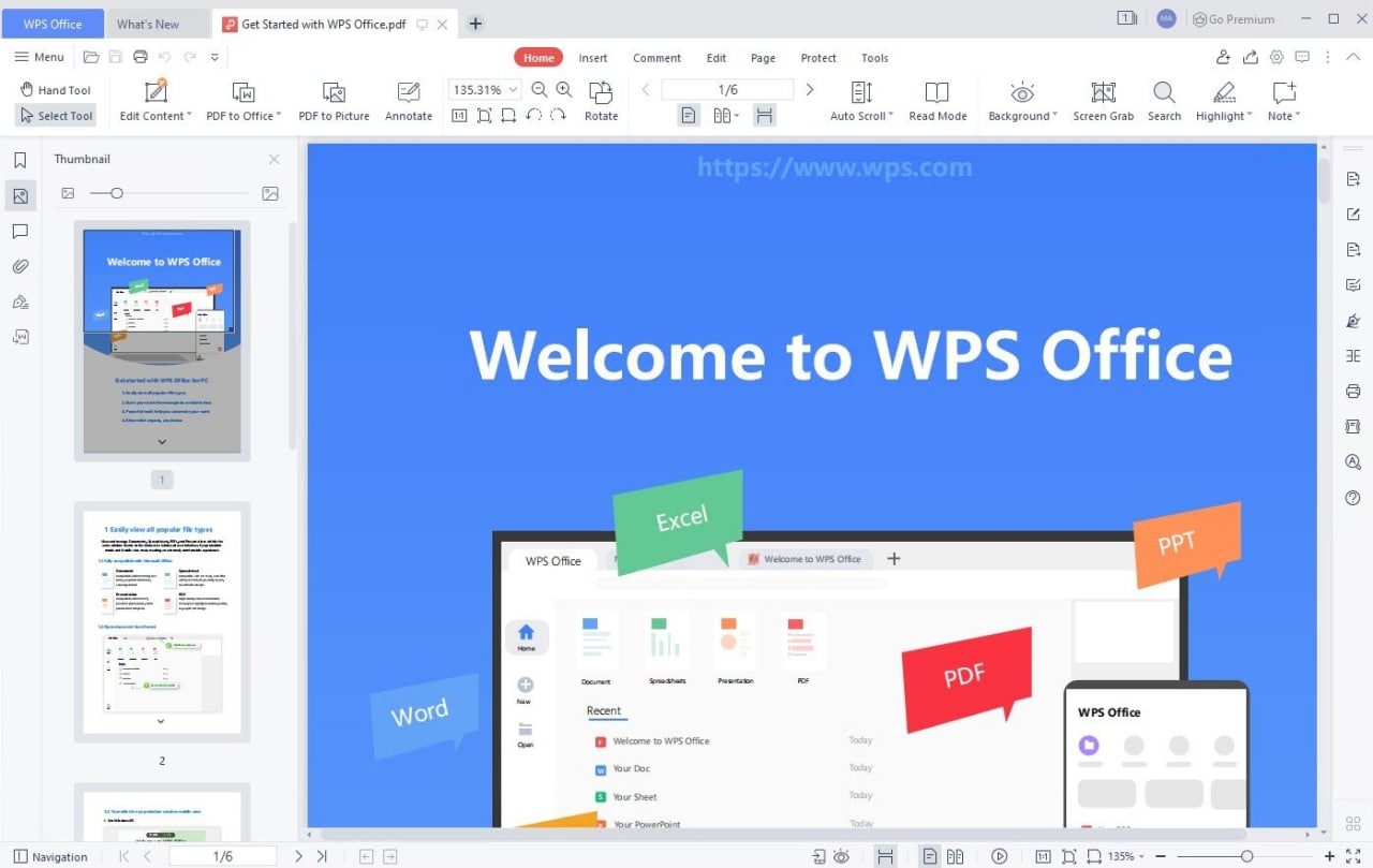 WPS Office功能界面展示
